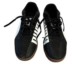 Puma Boys Black and White Indoor Soccer Sneakers